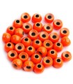 10 BILLES TUNGSTENE  ORANGE FLUO