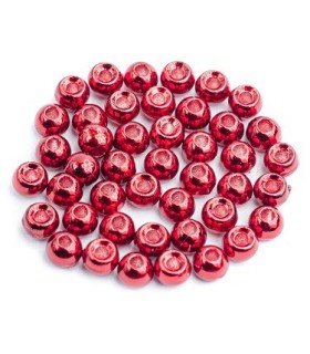50 BILLES TUNGSTENE  ROUGE METAL