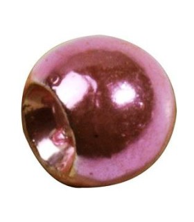 50 Billes Tungstène Fendues métal rose
