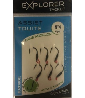Hameçon assist sans ardillon Explorer Tackle