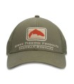 Casquette Simms Troute Icon Trucker Riffle Green