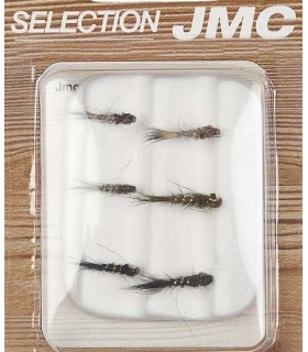 Sélection 6 mouches JMC Nymphes Tungstène