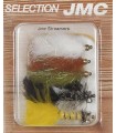 Sélection 6 mouches JMC Streamers