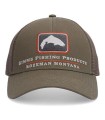 Casquette Simms Trout Icon Trucker Hickory