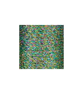 Fil Glitter Thread Light Green Rainbow