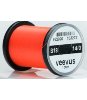 Fil de montage Veevus 14/0  Orange Fluo