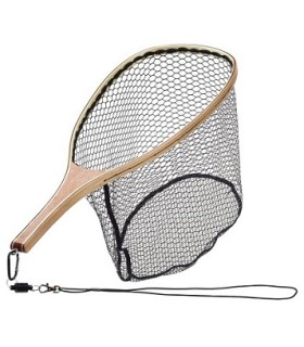 Raquette rectangulaire fixe bois filet caoutchouc + aimant