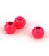 20 billes laiton Fluo Pink