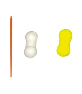 Ripelote 5 mm Blanc et jaune