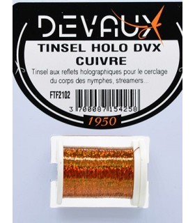 Tinsel holographique cuivre