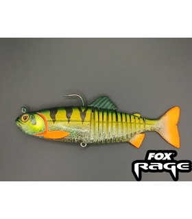 Leurre Replicant Jointed Green Zebra Ghost 20cm 120gr