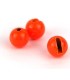 50 Billes Tungstène Fendues orange fluo