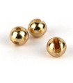 10 Billes Tungstène Fendues or