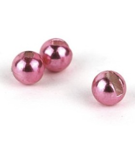 25 Billes Tungstène Fendues métal  rose