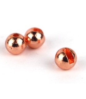 10 Billes Tungstène Fendues cuivre