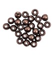 25 BILLES TUNGSTENE brown  metal