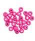 25 BILLES TUNGSTENE rose fluo