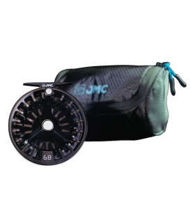 Moulinet mouche JMC Révolution LT Black Kit 68 Silver Spot +3 bobines