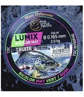 Nylon Delacoste Fluo Bicolor Mat Vert/Rose