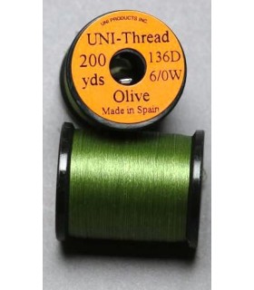 Fil montage  UNI-THREAD 6/0 Olive