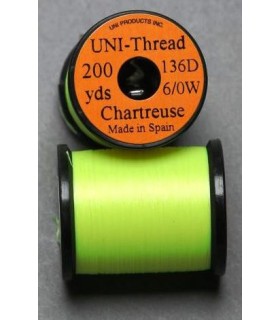 Fil montage  UNI-THREAD 6/0 Chartreuse