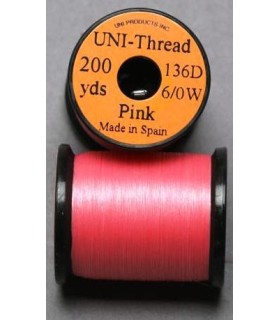 Fil montage  UNI-THREAD 6/0 Rose