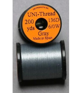 Fil montage  UNI-THREAD 6/0 Gris