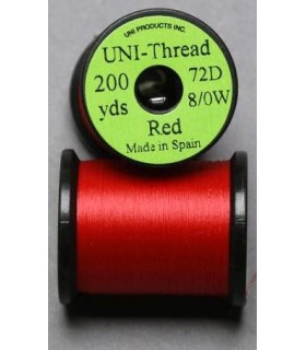 Fil montage  UNI-THREAD 8/0 Rouge