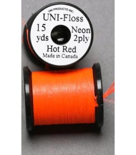 Fil de montage UNI-FLOSS NEON Hot Red