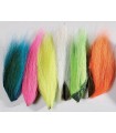 Bucktail assortiment 6 coloris fluo